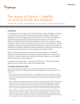 The impact of Optum CarePlus on nursing home and residents.