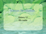 Iranian Revolution - Charles Best Library