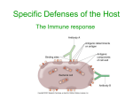 Specific Defenses of the Host