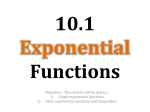 10.1 Exponential Functions