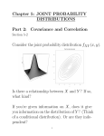 Chapter 5: JOINT PROBABILITY DISTRIBUTIONS Part 2