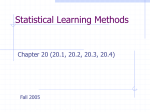 Statistical Learning Methods