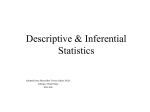 Descriptive Statistics