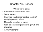 Tumor suppressor genes