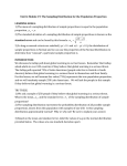 Unit 8, Module 19: The Sampling Distribution for the Population