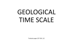 Geologic Time Scale Notes (9/30)