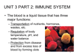 UNIT 3 PART 2 IMMUNE SYSTEM