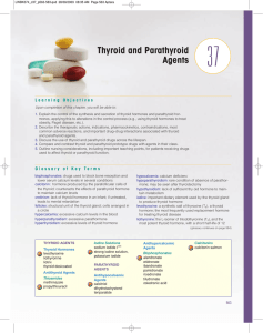 Thyroid and Parathyroid Agents