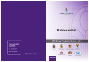 Diabetes Mellitus - National Medical Research Council