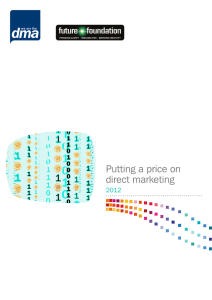 Putting a price on direct marketing