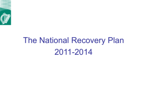 National Recovery Plan 2011-2014 Brochure