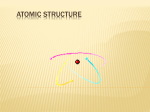 Atomic Structure - LFlemingPhysicalScience