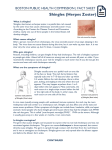 Shingles (Herpes Zoster) - Boston Public Health Commission