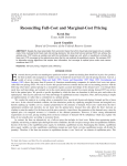 Reconciling Full-Cost and Marginal