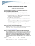 Microsoft Assessment and Planning Toolkit Frequently Asked