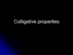 Colligative properties - Bremen High School District 228