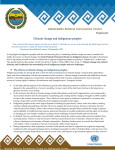 Climate change and indigenous peoples