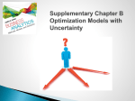 Optimization Models with Uncertainty