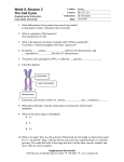 Chapter 12: Mitosis (with answers)