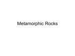 Metamorphic Rocks - Valhalla High School