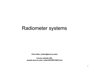 Radiometer systems