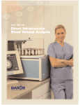 Direct Intravascular Blood Volume Analysis