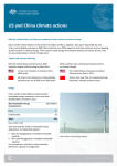 United States and China climate actions