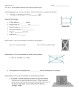 Rectangles, Rhombi, and Squares Homework