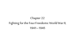 Fighting for the Four Freedoms: World War II, 1941-1945