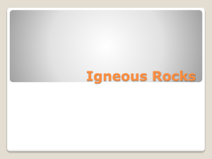 Igneous Rock PPT - Effingham County Schools