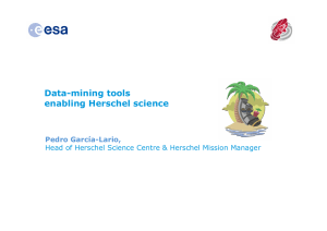Title Data-mining tools enabling Herschel science