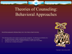 Theories of Counseling