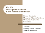 Measures of Variability