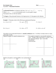 Recall: Even and Odd Functions and Symmetry