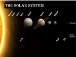 The solar system - Secondary Education