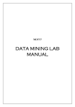 DATA MINING LAB MANUAL