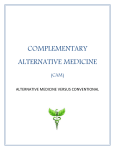 The Benefits Of Alternative Medicine Over