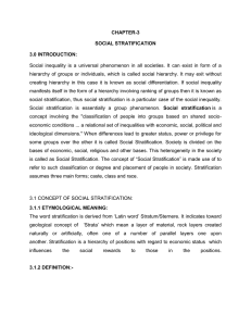 social-stratification
