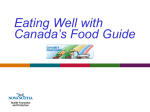 Eating Well With Canada`s Food Guide