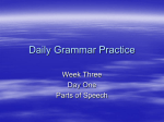 Daily Grammar Practice