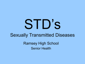 STD`s Sexually Transmitted Diseases