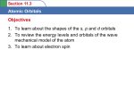 Section 11.3 Atomic Orbitals