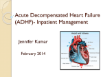 Acute Decompensated Heart Failure