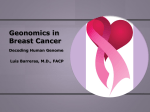 (Breast Cancer tests for genes) Studies reveal a 60% increase in