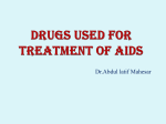 Drugs used for treatment of AIDS
