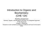 Biochemistry I (CHE 418 / 5418)