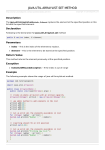 Java.util.ArrayList.set(int index, E element) Method