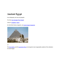 Main article: Art of Ancient Egypt