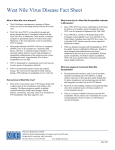 West Nile Encephalitis Fact Sheet