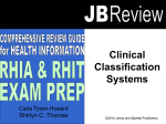 Clinical Classification Systems